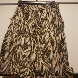 Skirt - A-line - Animal print - cotton